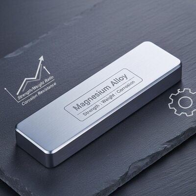 Maßgeschneiderte Magnesiumlegierungsstange mit außergewöhnlichem Verhältnis von Festigkeit zu Gewicht und Korrosionsbeständigkeit für die Fertigung